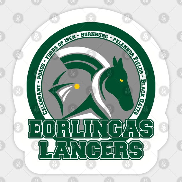 Eorlingas Lancers Sticker by KorriganDu